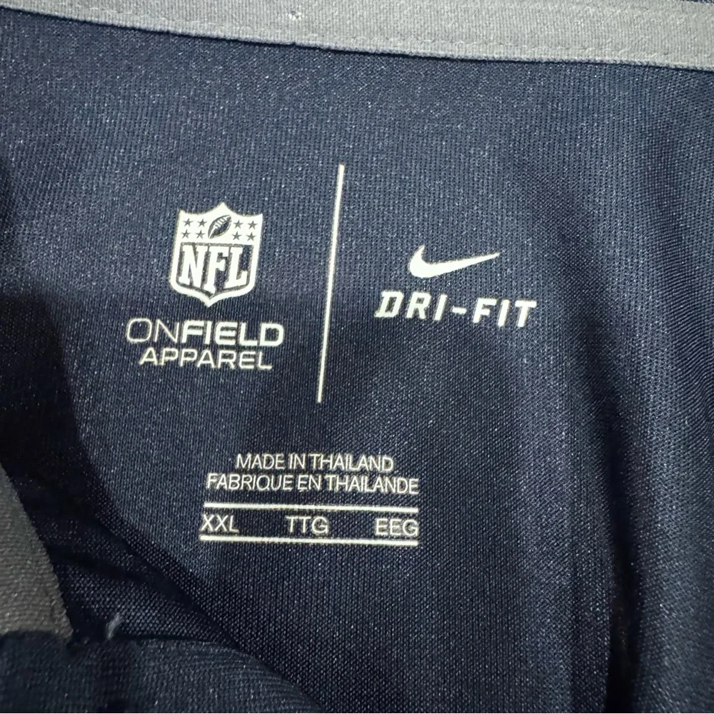 Nike Dri-Fit NFL On-Field Apparel Dallas Cowboy Polo Navy Blue ALTERED‎ to XL